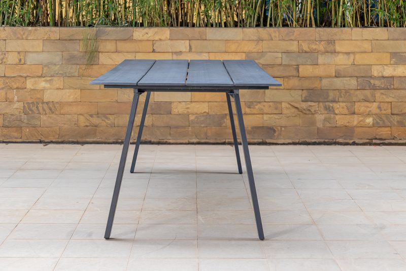 milan outdoor dining table + 6 chairs