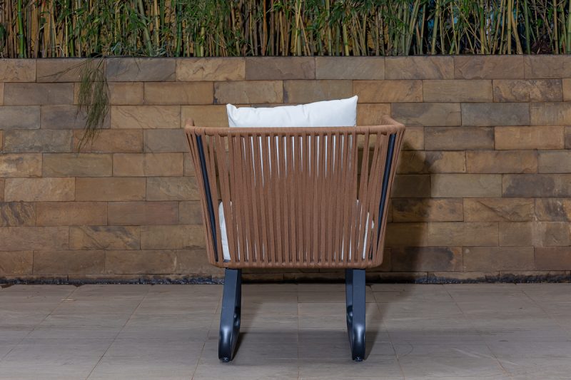 pebble 5 seater outdoor sofa (3+1+1) + coffee table