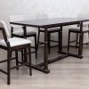 CLEMENT 1.8m Counter Height Dining Table + 6 Chairs