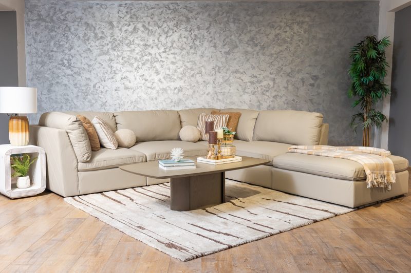 INGRID Sectional Leather Sofa