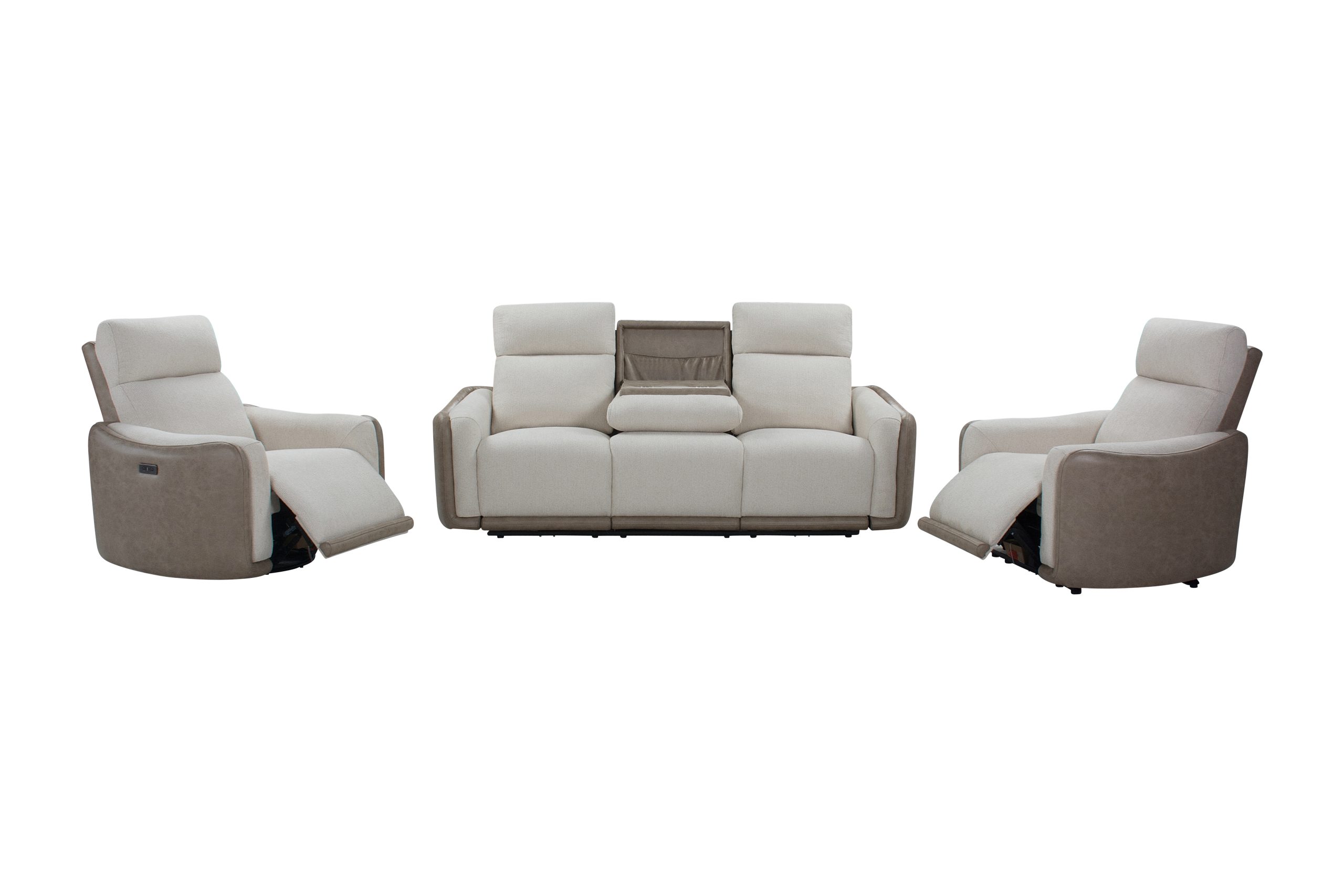 ALTURA 7 Seater Fabric Recliner Sofa (3+2+1+1) - Image 3