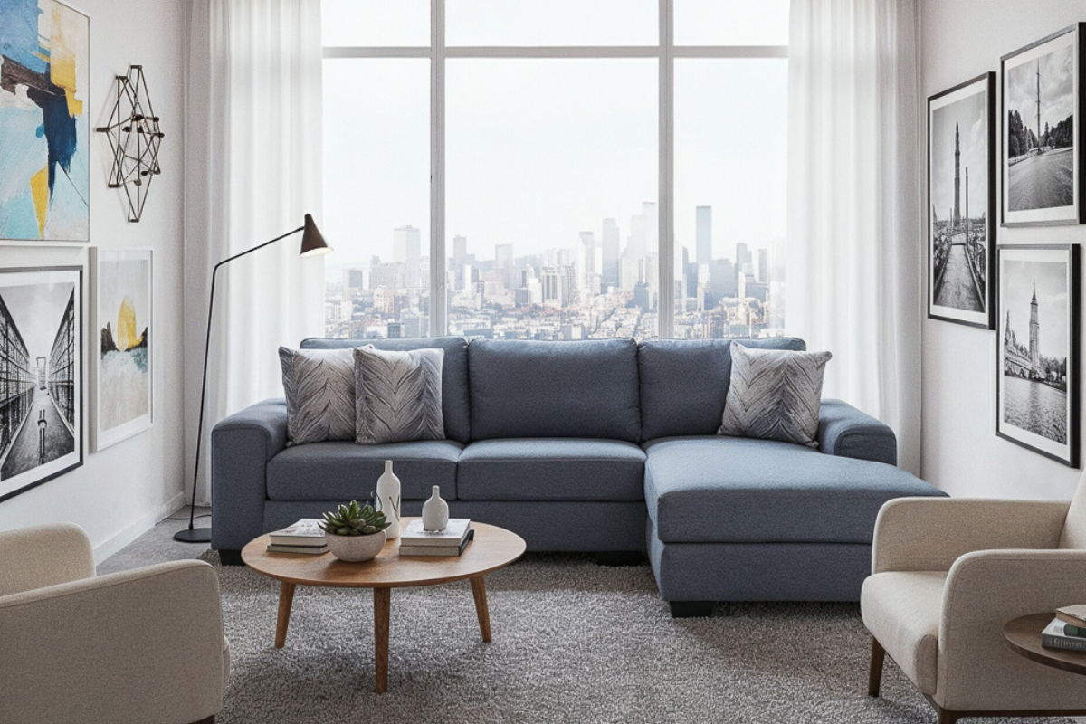 LIANG Fabric Corner Sofa