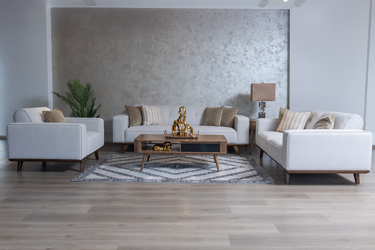 OLIVER 6 Seater Fabric Sofa (3+2+1)