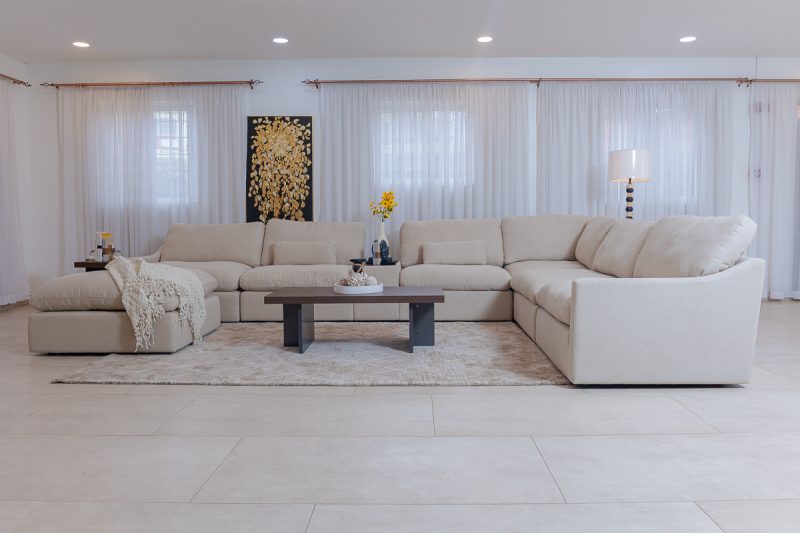 The Palmer Sofa luxury modular cloud sofa with plush cushions in Kenya