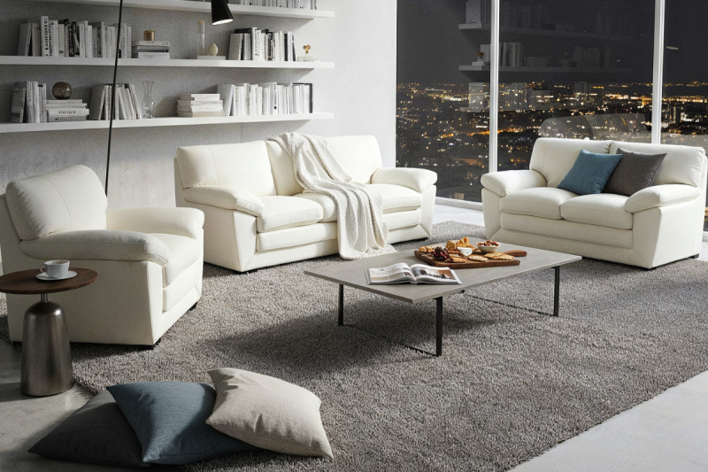 DA VINCHI 7 Seater Leather Sofa (3+2+1+1)