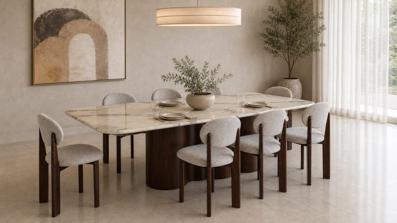 VELA 8 Seater Dining Set