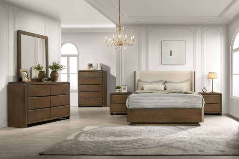DALIYA Queen Bed + 2 Nightstands