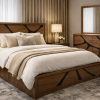 KAPAS King Bed + 2 Nightstands