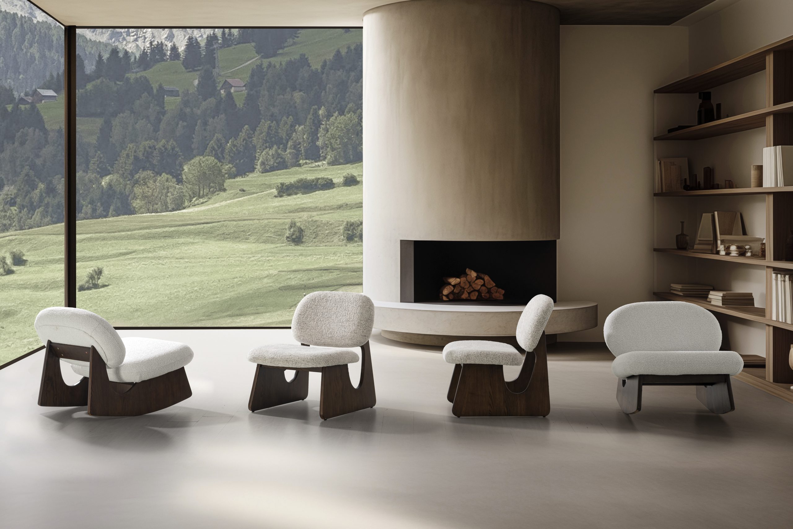 PEBBLE 9 Seater Fabric Sofa (4+3+1+1) 9 PEBBLE 9 Seater Fabric Sofa (4+3+1+1) - Image 9