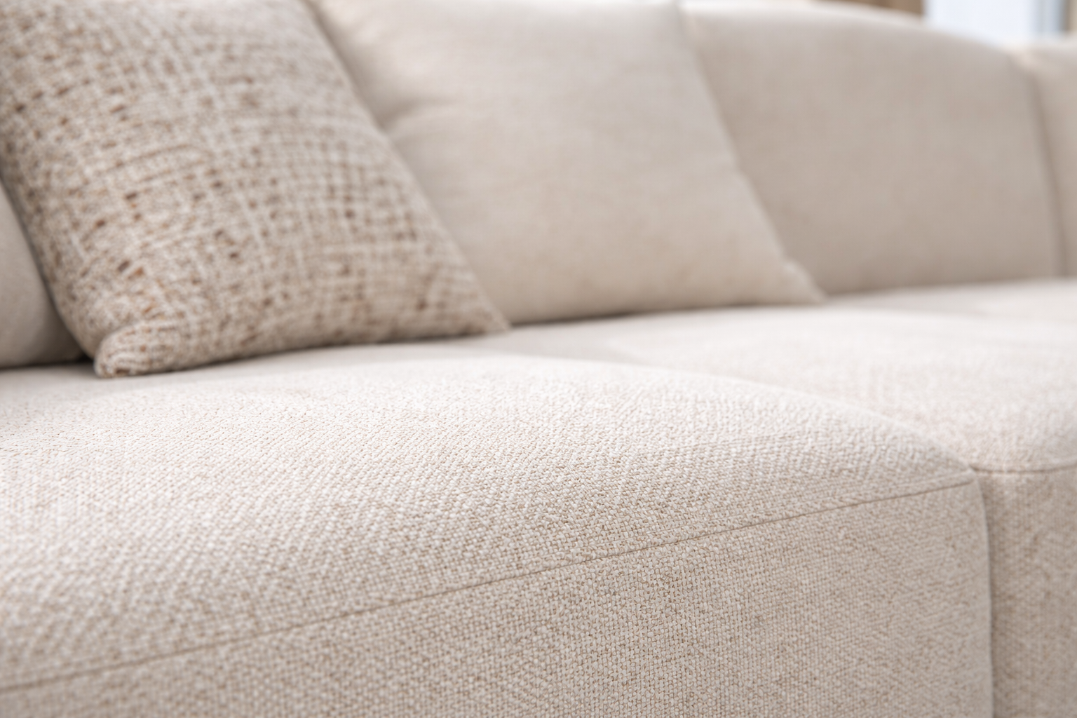 PEBBLE 7 Seater Fabric Sofa (4+3) 6 PEBBLE 7 Seater Fabric Sofa (4+3) - Image 6