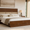 SOVANA Hardwood Queen Bed + 2 Nightstands