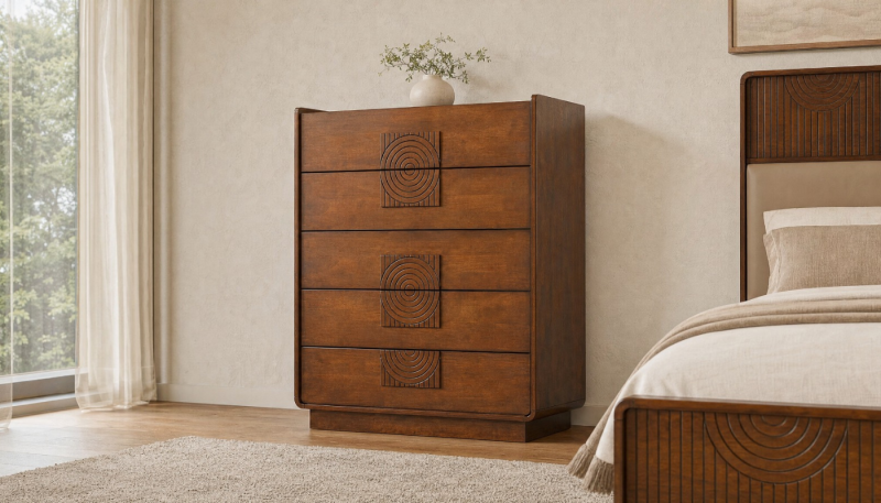 SOVANA Hardwood Chest Of Drawers