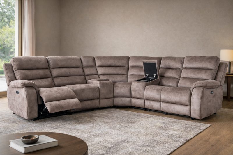 Bruno Corner Recliner Sofa 1