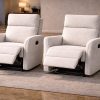 CLOUDY Single Fabric Recliner Sofa