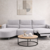 VIDA Electric Fabric Recliner Corner Sofa