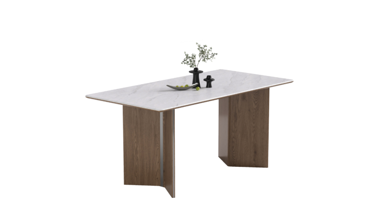 BURL 6 Seater Dining Table