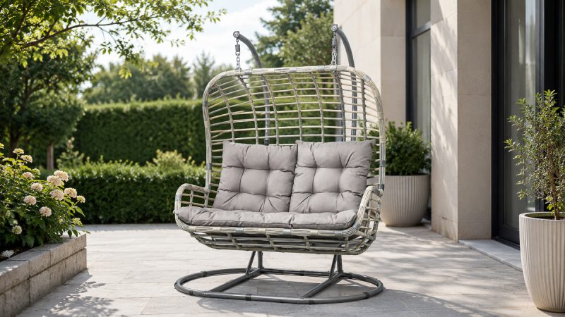 GRAPHITE 2 Seater Outdoor Swing