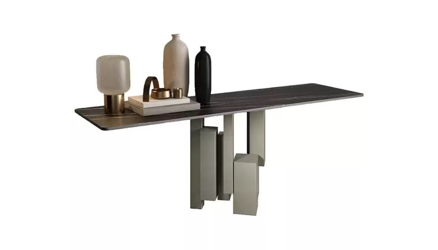 Linea Console Table Warm Grey