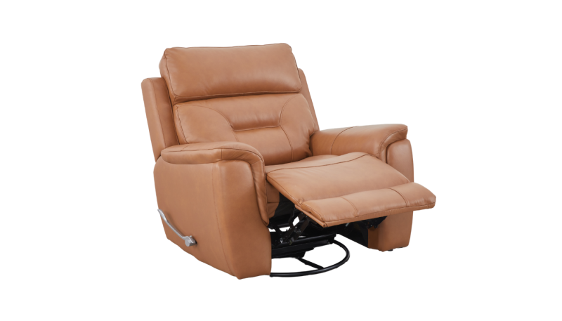 Max Single Recliner Leather Sofa Brown 3
