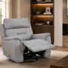 MAX Half Leather Single Glider Rocker Recliner Sofa