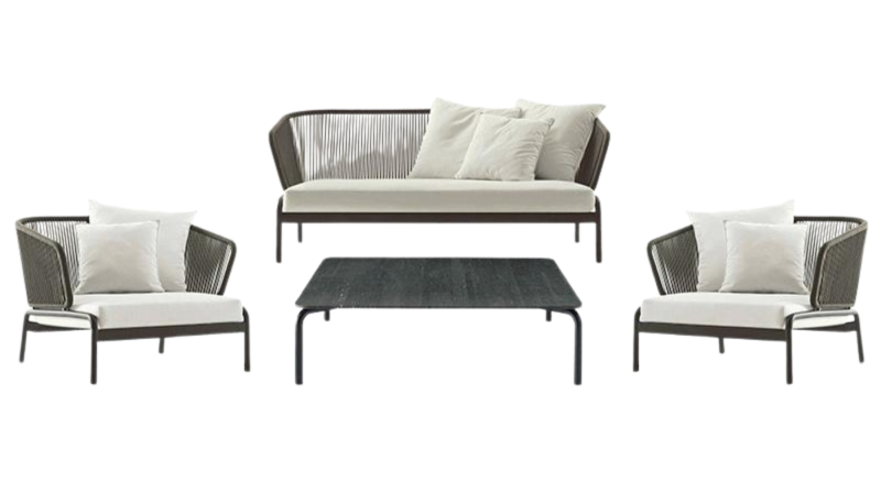 PLATINUM 4 Seater Outdoor Sofa 31 Coffee Table 2