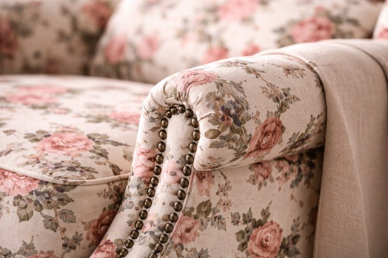 Rosalia floral push back chair 5