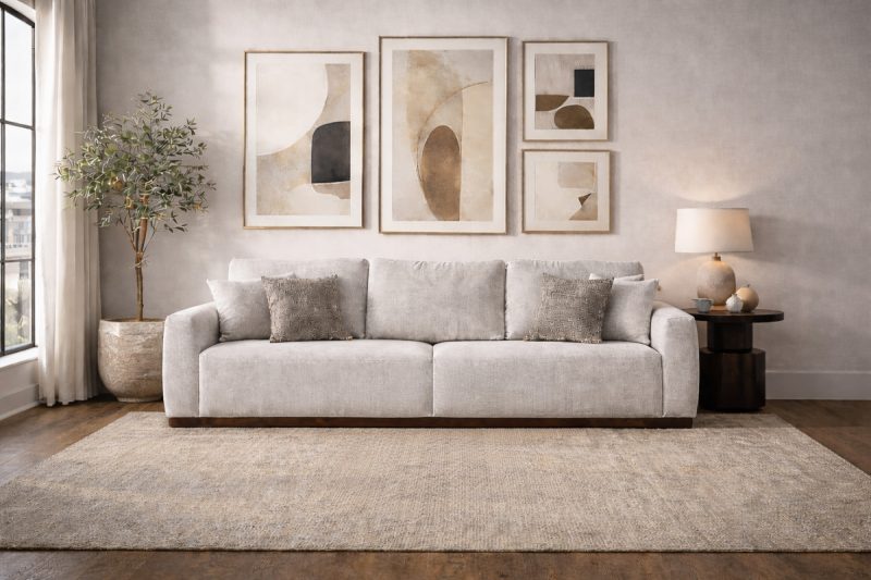 SANFORD 6 SEATER SOFA 9