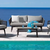 SHADOW 6 Seater Outdoor Sofa (3+2+1) + Coffee Table