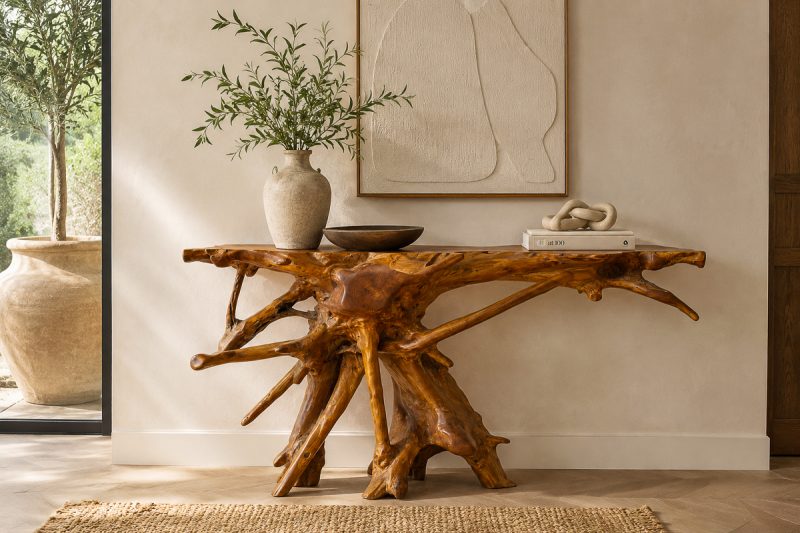 BALI TEAK ROOT Console Table
