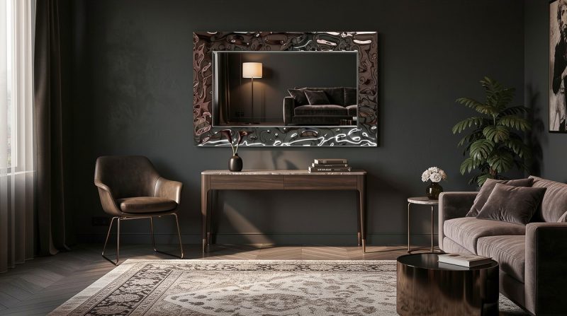 Bella mirror Silver 1