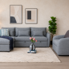 ARRIS Fabric Corner Sofa Bed