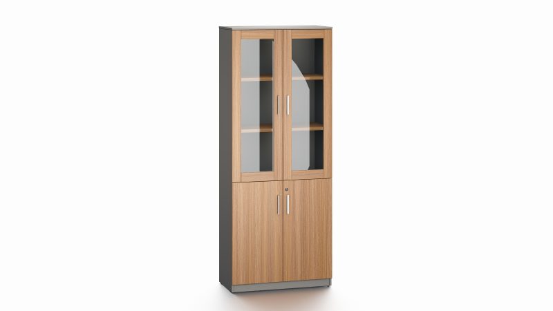 NEW YORK - DG16-S0308O - 0.8M High Level File Cabinet Golden Oak