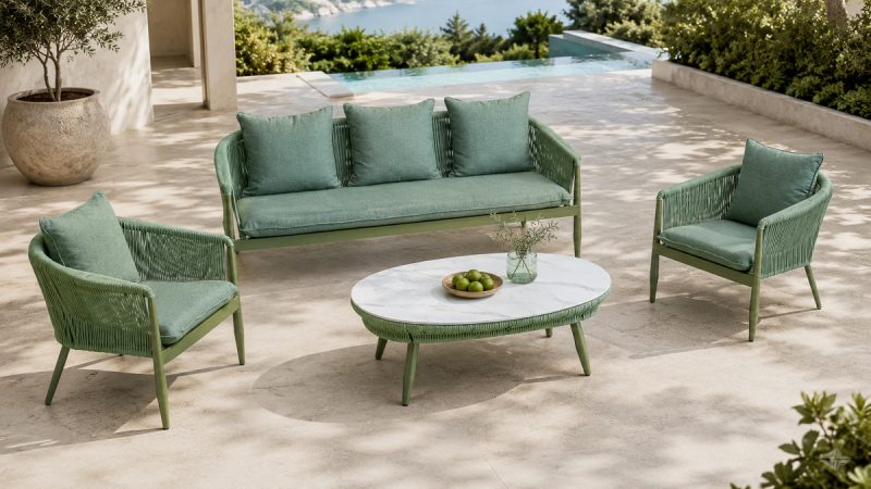 Emerald Outdoor Sofa set 7