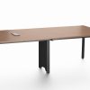 CANCUN-PM04-C0244- 2.4M Conference Table Brown Walnut