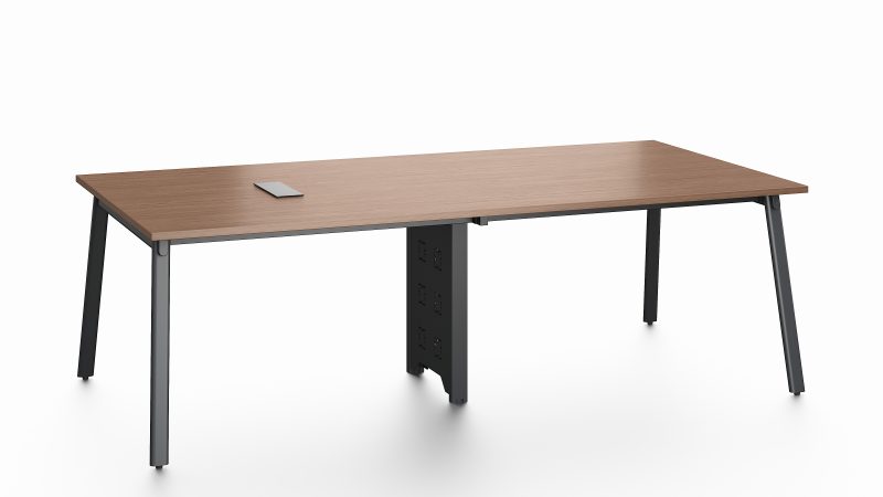 CANCUN-PM04-C0244- 2.4M Conference Table Brown Walnut