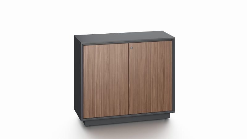 CANCUN-PM04-S0310- 1M Low Level File Cabinet Brown Walnut