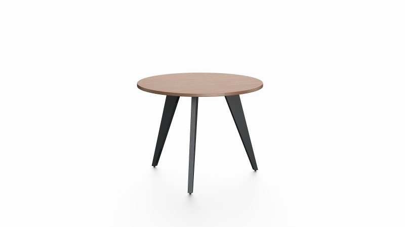 CANCUN-PM04-T0110- 1M Round Table Brown Walnut