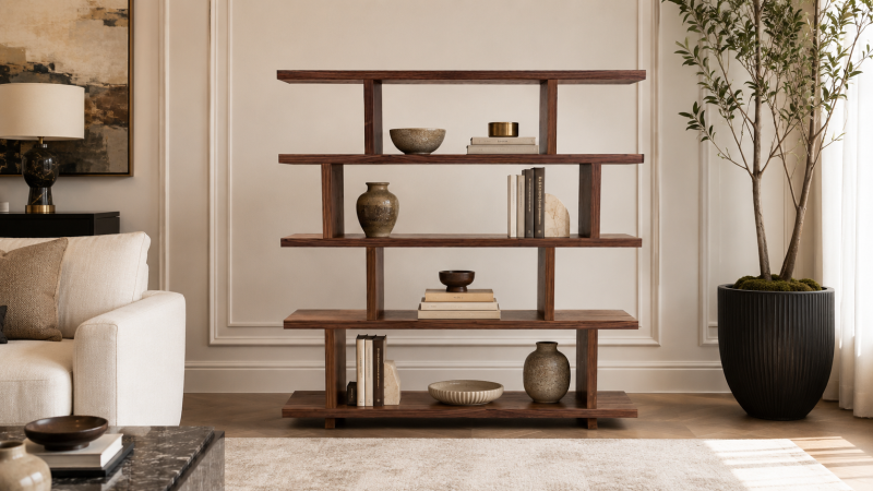 DISPLAY SHELVES