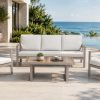 WHITESANDS 5 Seater Outdoor Sofa (3+1+1) + Coffee Table