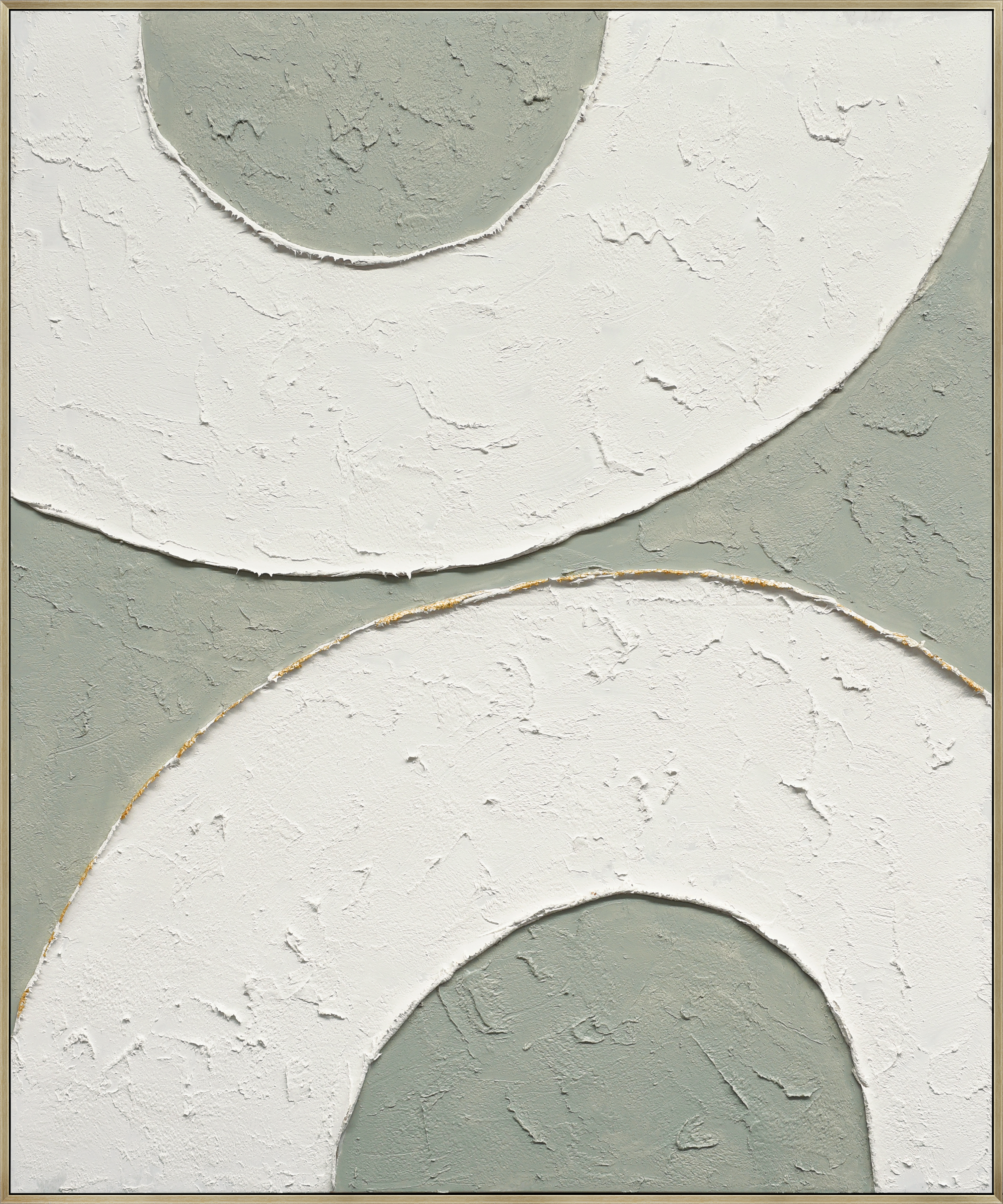 Frame art 100% hand painted with thick texture - 15925JD