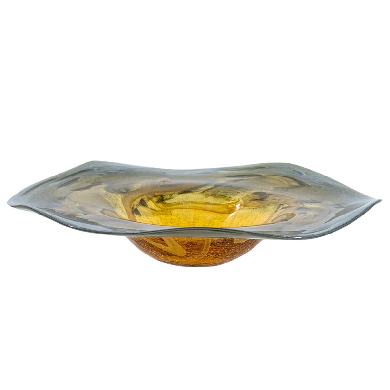 HOME DECOR - B8666- Glass Decorative Plate