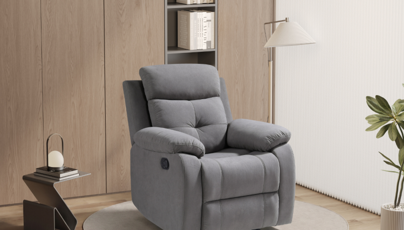 BACO Single Fabric Recliner Sofa