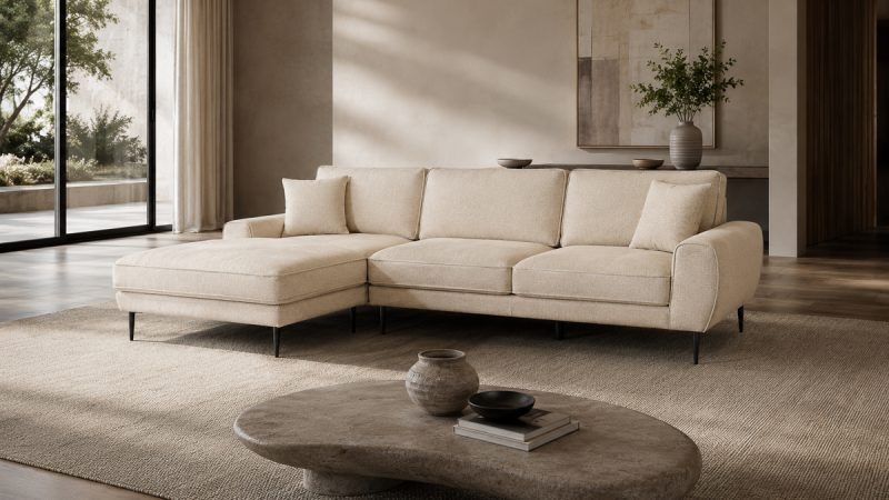 ARDENT Fabric Corner Sofa