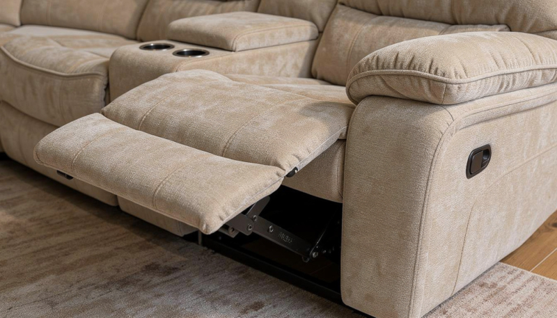 HARMONY Fabric Recliner Corner Sofa 3 Harmon 3