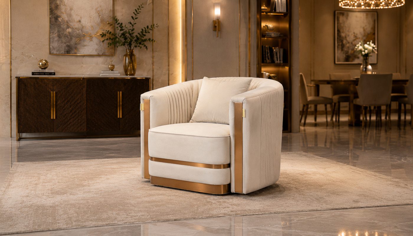 PETRO 7 Seater Fabric Sofa (3+2+1+1) 3 PETRO 7 Seater Fabric Sofa (3+2+1+1) - Image 3