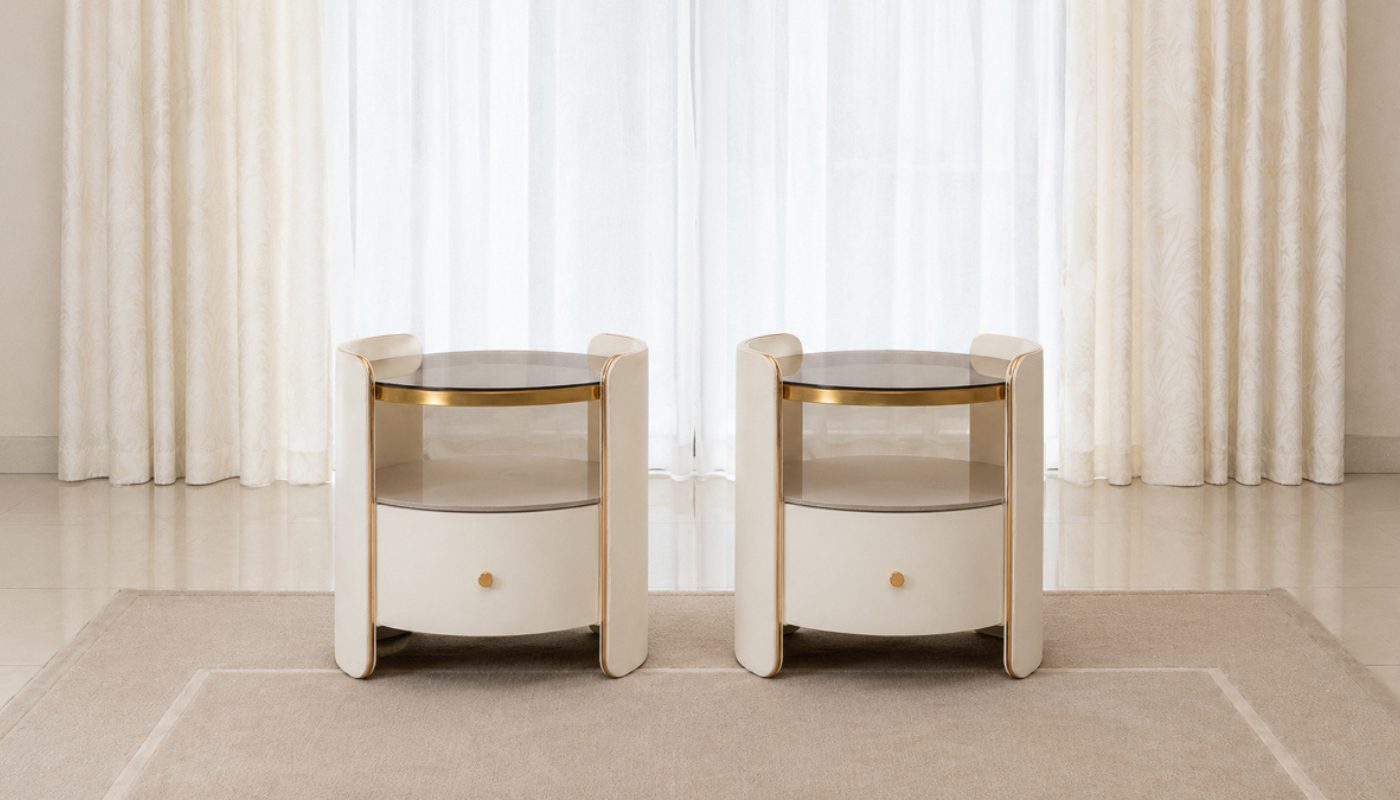 STACY KING PACKAGE - King Bed + 2 Nightstands + Dresser Mirror 3 STACY KING PACKAGE - King Bed + 2 Nightstands + Dresser Mirror - Image 3
