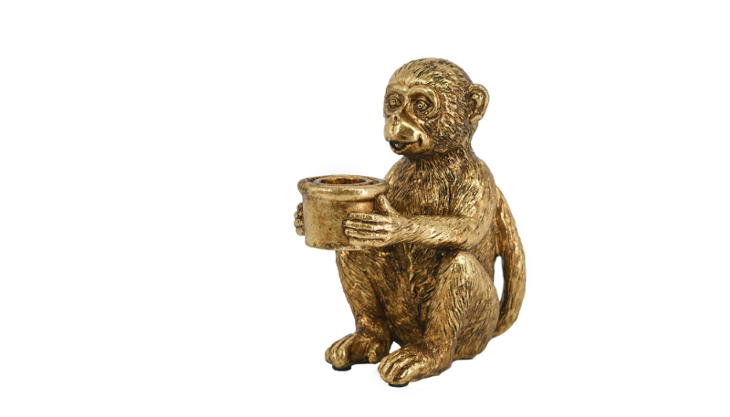 HOME DECOR -72434 - Monkey Taper Holder