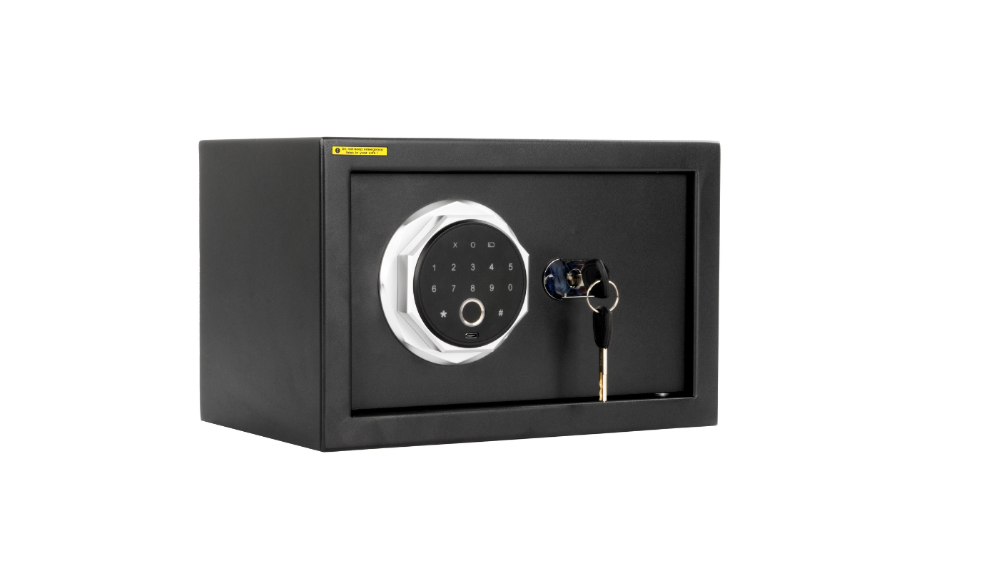 AMBERLYN -20FEC- Fingerprint safe 20x31x20Cm-Black - Image 3