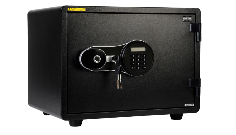 CESIRO - OW350EDP-Fireproof safe  35.5x49.6x39Cm-Black
