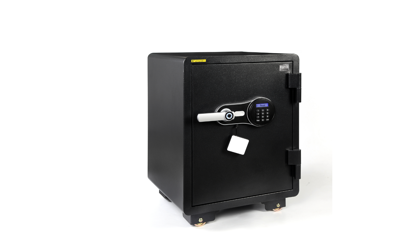 CESIRO-OW600EDP-Fireproof safe 60x48x47Cm-Black 1 CESIRO-OW600EDP-Fireproof safe 60x48x47Cm-Black
